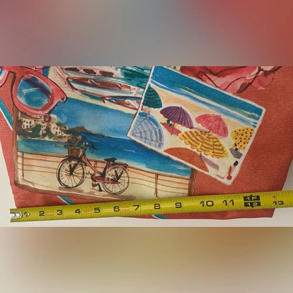 Lancôme Peach Beach Tote Bag